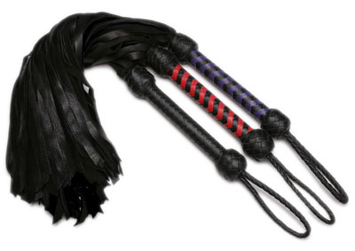 deer skin flogger